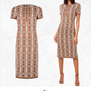 Max Mara Miriam Logo Midi Dress